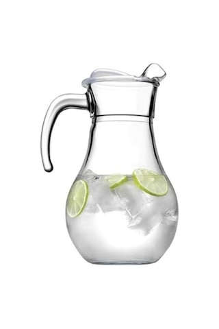 Şeffaf Kapaklı 1800 Ml Kapasiteli Sürahi Hediye Kutusunda