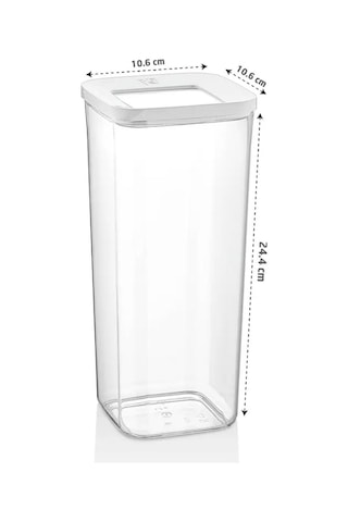 6'lı 1700 Ml Saklama Kabı Seti Kapaklı Şeffaf Gıda Erzak Saklama Kutusu Diğer