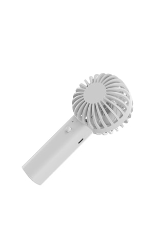 Bf-04 Taşınabilir 3 Kademeli Beyaz Mini El Fanı