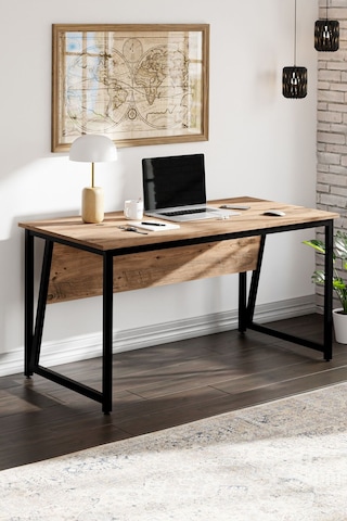 Ms2 Çalışma Masası,ofis Masası - 70x140 Cm - Çam Ms2 - 140 - Çam