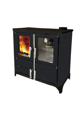 Thermall T-25 Petra Yatay Şömine Fırınlı İç Mekan Sobası