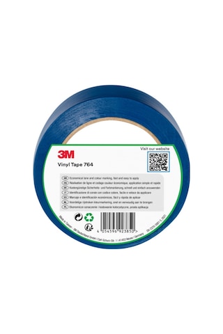 3m 764ı Mavi Genel Amaçlı Vinil Bant 50 Mm X 33 Mt