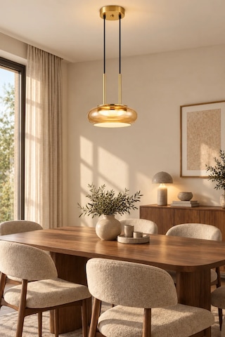 Led Sarkıt Avize Modern Avize Gold Detaylı Mutfak Adası Yemek Masası Salon Avizesi 18w 3 Renk Işık Siyah