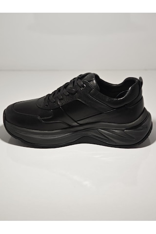 Voyager M534 Siyah Erkek Günlük Deri Comfort Casual Ayakkabı Siyah