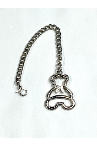 Karantuhafiye Metal Çanta Sallantı Süsü / 20 Cm / Slt2 Gümüş