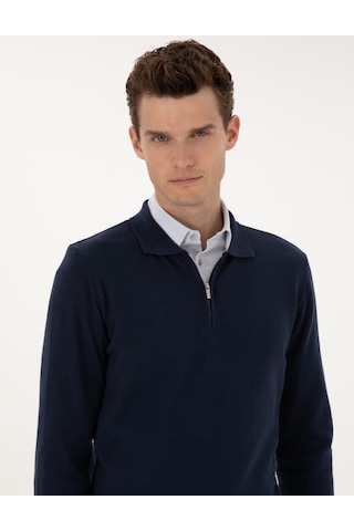 Pierre Cardin Erkek Açık Lacivert Kazak /triko 50314191-vr059 Açık Lacivert