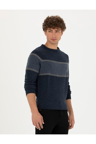 Pierre Cardin Erkek Lacivert Triko Kazak 50278026-vr033 Lacivert