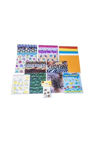 Hayal Origami Kağıt Seti Karışık 100 Lü Paket -
