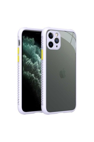 Apple Uyumlu iPhone 11 Pro Kılıf Zore Kaff Kapak Mor