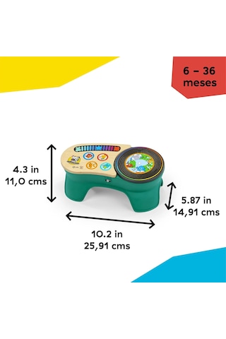 Baby Einstein Hape Dj Discovery Müzikli Oyuncak Pikap, 6 Aylık Ve Daha Büyük Bebekler İçin