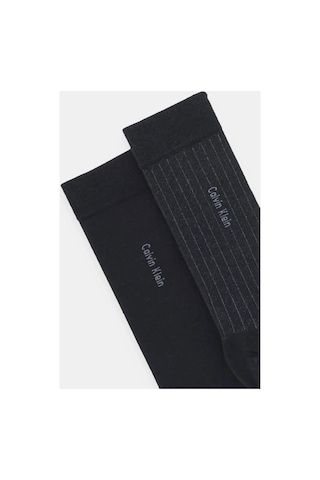 Calvın Kleın Unisex Marka Logolu Günlük Kullanıma Uygun Siyah Çorap C701235970 001