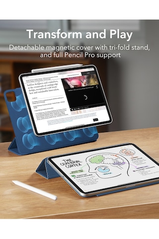 Apple iPad Uyumlu  Pro 11 2024-2025 Rebound Manyetik Tablet Kılıfı Kapaklı Kılıf