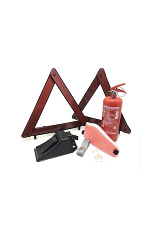 7 Parça Trafik Seti Araç Muayene Yönetmenliğe Uygun Bez Çantalı