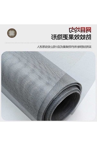 Pazly Sivrisinek Önleyici Fermuarlı Pencere Sineklik, Kendinden Yapışkanlı, Siyah, 60x100cm, Pratik Kullanım