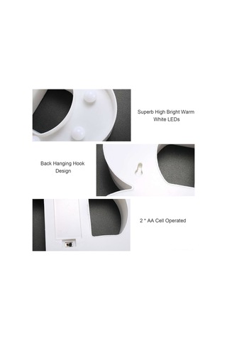 Ruicoo Pvc Led Harf Lambası - Sıcak Beyaz Işık, Ip54 Su Geçirmez, 2 Aa Pil İle Çalışır Piller Dahil Değil Diğer