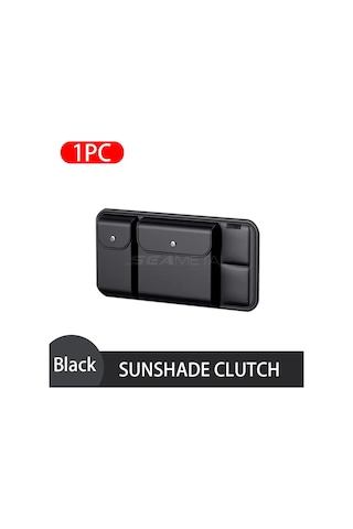 Seametal Lüks Araba Güneşlik Organizatör Evrensel Visor Paneli Saklama Çantası Pu 1pc
