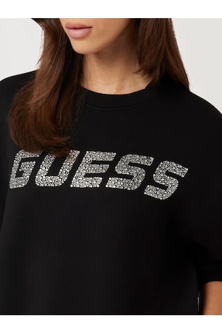 Guess Cecilia Kadın Sweatshirt V4bq15k7uw2 Siyah