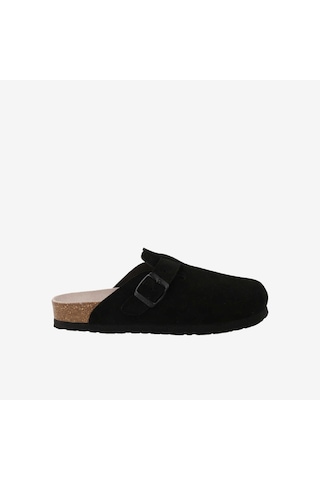 Terlik Kadın G106582 Genuins Rıva Velour Black siyah