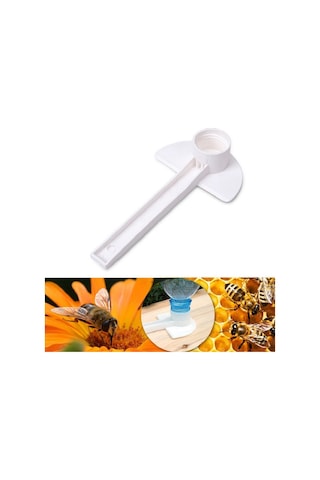 Sones 10 Adet Ördek Gagası Tipi Su Besleyici Yuva Kapı Besleyici Çok İşlevli Arı Şeker Besleyici Arıcılık Alet Malzemeleri