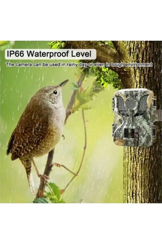 Fotokapan Kamera 16mp Full Hd 1080p Gece Görüşlü 2 Inç Lcd Ekran Su Geçirmez