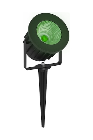 5w Bahçe Aydınlatması Elektrikli Yeşil Işık Siyah
