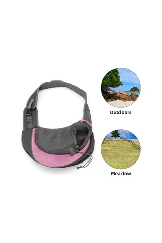 Samdoo Küçük Evcil Hayvanlar İçin透气klı Askılı Taşıma Çantası - Pembe S 3 Kg'a Kadar , Kolluklu, Ayarlanabilir Kemer, Güvenli Kilit Ve Çekmecik Tasarımı