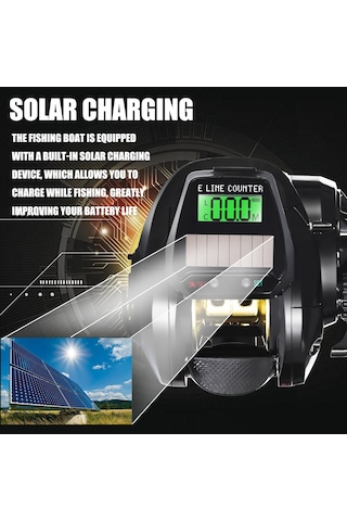 Cbtx Samolla Yeni Güneş Enerjili Dijital Su Damlası Olta Makinesi Sağ El 001