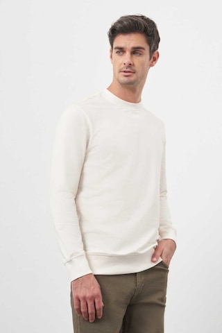 Morven Erkek Krem Bisiklet Yaka Dynamic Fit Rahat Kesim Sweatshirt 99ks063001650 Kremrengi Kremrengi Krem