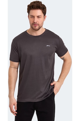 Slazenger ODALIS I Erkek Koyu Gri Tişört