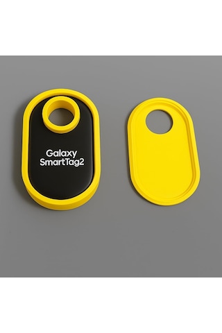 Lexroo Smarttag2 İle Uyumlu Kılıf Darbelere Ve Suya Dayanıklı Smart Tag 2 Plastik Koruyucu Sarı Standart
