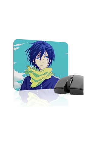 Noragami Kaymaz Dikişli Kauçuk Oyuncu Mousepad V4 - 22x18 Gaming Mouse Pad Fare Altlığı