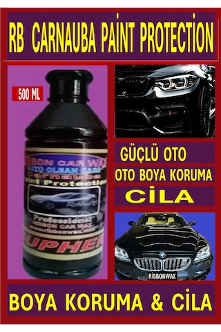 Rb Carnauba Paint Protection 500 Ml Oto Boya Koruma + Cila