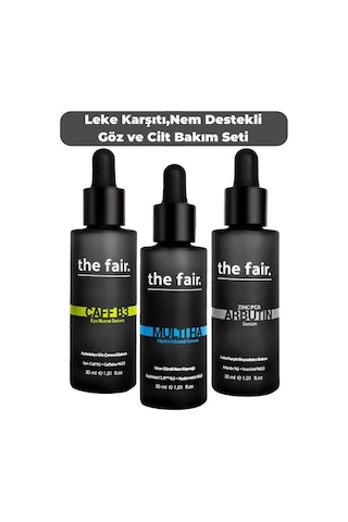 The Fair Leke Karşıtı Nem Destekli Vegan Göz ve Cilt Bakım Seti