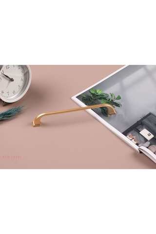 Defne 160 Mm Mat Altın Modern Kulp Modelleri Lüks Country Mutfak Dolap Çekmece Mobilya Kulbu Altın