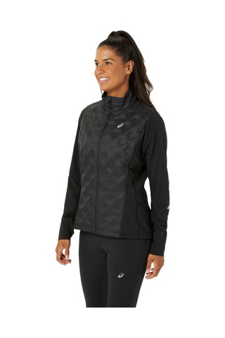 Asics Road Wınter Jacket Kadın Siyah Beyaz Ceket 2012d069-001 Siyah Beyaz