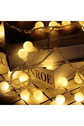 Tongxida Led Sıcak Beyaz 100 Dişli Işık Dizisi, Ab Fişi - Festivaller İç/dış Dekorasyonu Diğer