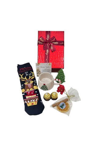Yılbaşı Noel Christmas Konsept Hediye Kutusu Seti