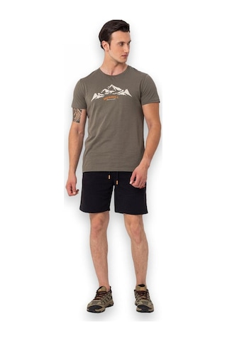 Merrell Taurus M Kısa Kollu Haki Erkek T-Shirt Haki