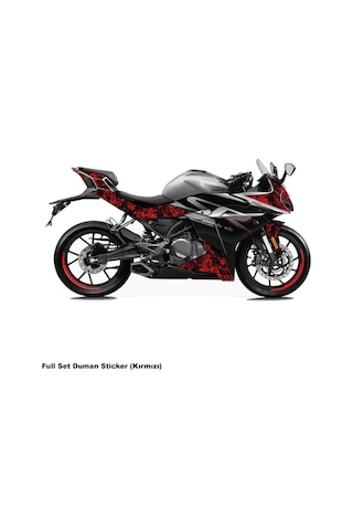250 Sr Duman Kaplama Sticker Kırmızı