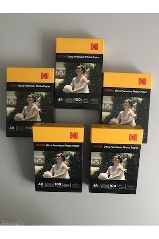 Kodak 10X15Cm-260 Gram(5 Paket) Parlak Inkjet Fotoğraf Kağıdı
