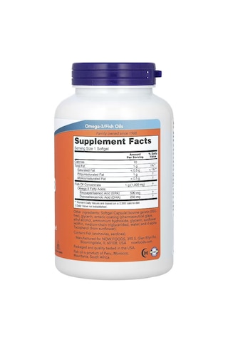 Now Foods, Ultra Omega-3 Fish Oil, 180 Softgels