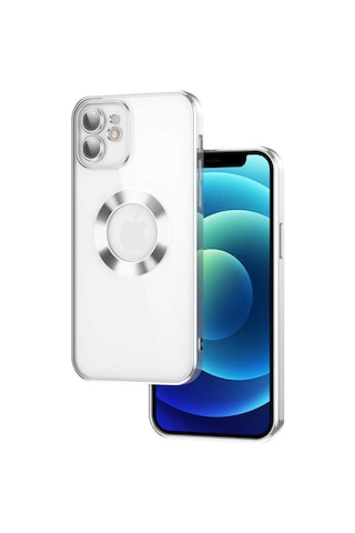 Rba Aksesuar Apple Uyumlu iPhone 11 Kılıf Kamera Korumalı Logo Gösteren Rba Omega Kapak - Siyah Siyah