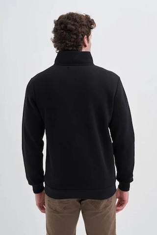 Cazador Slim Fit Şardonlu Siyah Erkek Sweatshirt 56180