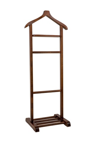 Tek Tepeli Dilsiz Uşak Koyu Kahverengi Masif Ahşap Palto Ceket Kahverengi