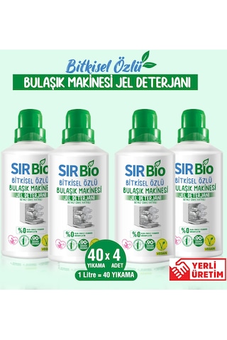 Sır Bio Bulaşık Makine Deterjanı 4 x 1 L