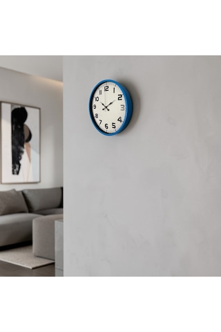 Sky Blue 36 Cm Duvar Saati Çok Renkli