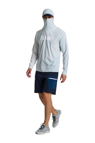Slam Slam Od Tech Hooded Erkek Gri Tişört W068 Çok Renkli