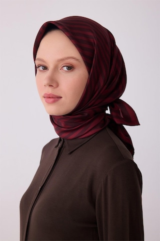 Belli İpek Eşarp - 4325-51 Bordo Twill