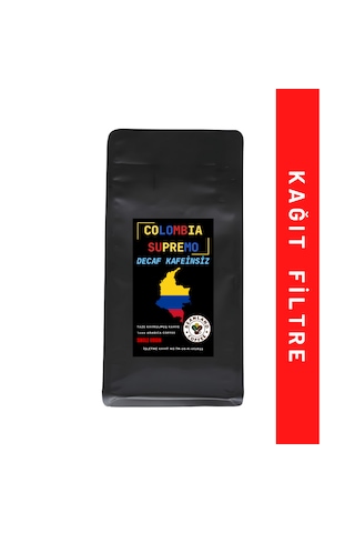 Beanland Coffee Decaf Kafeinsiz Colombia Supremo Kağıt Filtre 100 G