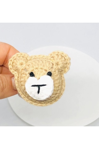 Amigurumi Ayıcık Lastikli Toka, Saç Tokası, Saç Aksesuarıı